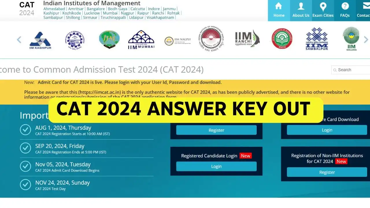 CAT Answer Key 2024