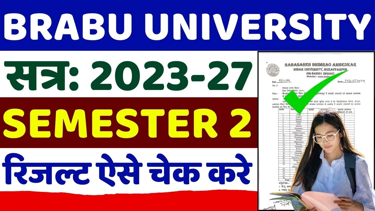 BRABU UG 2nd Semester Result 2024